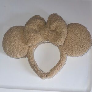Etsy Disney Tan Fuzzy Ear Headband